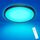 zemty LED Deckenleuchte Dimmbar 30CM 24W 2400LM, RGB Farbwechsel Deckenlampe 3000K-6500K mit Fernbedienung, IP54 Wasserfest Schwarz Badezimmer Lampe Decke für Kinderzimmer Schlafzimmer Wohnzimmer