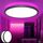 zemty 2 Stück 30CM LED Deckenleuchte Dimmbar, 24W 3200LM Deckenlampe Farbwechsel mit Fernbedienung, 3000K-6500K Wasserdicht badezimmerlampe Decke für Bad Kinderzimmer Schlafzimmer Schwarz