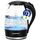 Aigostar Glas Elektrischer Wasserkocher Schwarz 1,7 Liter - Schnell Kochendes Glaswasserkocher 2200W, LED-Beleuchtung, Verdicktes Borosilikatglas, BPA-frei, mit kalkfilter, Automatische Abschaltung