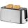 WMF Bueno Pro Langschlitz-Toaster aus Edelstahl für 4 Brotscheiben, mit Brötchenaufsatz, Aufknusper- und Auftaufunktion, 6 Bräunungsstufen – stilvoll für knusprigen Genuss im modernen Küchenambiente