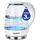 Aigostar Glas Elektrischer Wasserkocher Weiß 1,7 Liter - Schnell Kochendes Glaswasserkocher 2200W, LED-Beleuchtung, Verdicktes Borosilikatglas, BPA-frei, mit kalkfilter, Automatische Abschaltung