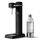 Aarke Carbonator 3, Wassersprudler aus Edelstahl im modernen Mattschwarz Finish mit BPA-freier 1L PET-Flasche, Sprudelwasserbereiter für Leitungswasser, kompatibel mit 60L CO2-Zylindern