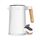 Midea Edelstahl Wasserkocher mit Temperatureinstellung, 45℃-100℃, 1,5 Liter, 2200W Kettle Weiß, Teekocher mit Temperaturanzeige und Sicherheitsfunktionen, BPA frei, Doppelwand Design