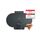 SEVERIN Duo-Waffeleisen Black Line, Doppelwaffeleisen für Herzwaffeln, PFAS-freie Beschichtung, mit Kontrollleuchte, praktische Kabelaufwicklung, 1.200 Watt, schwarz-matt, WA 2119