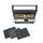 SEVERIN Kontaktgrill SEVINI FLEX, 3-in-1 Multikontaktgrill, hochwertige Keramikbeschichtung, XL-Grillfläche, spülmaschinengeeignete Grillplatten, Burger, Panini, 2000W, schwarz/Edelstahl, KG 2380