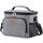 Lifewit Isolierte Kühltasche, Wiederverwendbare Lunchtasche, Tragbare Kühlbox auslaufsicher, Tragetasche mit verstellbarem Schulterriemen für Erwachsene für Arbeit/Picknick, Grau, 15L 24 Dosen