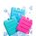 ToCi 12 x Mini Kühlakku – Kleine Kühlpads für Brotdose, Lunchbox, Kühltasche & Kühlbox - Wiederverwendbare Kühlelemente lebensmittelecht & BPA-frei - XS Eisakkus bunt 7,5 x 7,5 cm