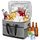 Kühltasche Groß 37L | GLANXY Kühlbox Faltbar Gross, Eistasche, Thermotasche | Picknicktasche | Lunchtasche | Warmhaltetasche | Camping/BBQ/Büro/Picknick/Arbeit | Wasserdicht & Auslaufsicher
