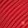 Textilkabel für Lampe, Stoffkabel 3-adrig (3x0,75mm²), Rot - 10 Meter