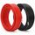 QWORK® 10AWG 6mm² Silikon Elektronik Kabel - 2,5M Schwarz und 2,5M Rot - 10 Gauge Silikon Draht KFZ Kabel Flexibel und Weich Niedrige Impedanz 1050 Litzen OFC-verzinnte Drähte