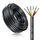 5 Meter 22AWG 6x0,3mm² Elektrischer Kabel, 6 Adriges Kabel 5V/12V/24V/300V Stromkabel Verzinntes Kupferkabel, Flexibel und Weich Niedrige Impedanz Hohe Temperaturbeständigkeit Verlängerungskabel