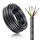 20 Meter 16AWG 5x1,5mm² Elektrischer Kabel, 5 Adriges Kabel 5V/12V/24V/300V Stromkabel Verzinntes Kupferkabel, Flexibel und Weich Niedrige Impedanz Hohe Temperaturbeständigkeit Verlängerungskabel