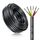 30 Meter 22AWG 6x0,3mm² Elektrischer Kabel, 6 Adriges Kabel 5V/12V/24V/300V Stromkabel Verzinntes Kupferkabel, Flexibel und Weich Niedrige Impedanz Hohe Temperaturbeständigkeit Verlängerungskabel
