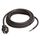 as - Schwabe Gummi-Anschlussleitung, 15 m H07RN-F 3G1,5 Verbindungskabel, Schutzkontaktstecker mit Leitung, Strom-Kabel mit Aderendhülsen, 230V, 16A, IP44, Schwarz, 70912