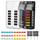 KFZ Sicherungshalter, MICTUNING 12V Sicherungsverteiler 12 Fach Sicherungskasten mit 30Pcs Sicherungen und LED-Anzeige für Wohnmobil Boot Camper