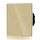 BSEED Touch Lichtschalter aus Glas, Modern Schalter Unterputz, Wandschalter mit LED Hinterlicht (Kein Neutralleiter erforderlich), KEIN WLAN, 86mm 2 Fach 2 Wege Gold