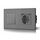 BSEED Druckknopf Rocker Tactile 3 Fach 2 Weg Lichtschalter Glas und 3 in 1 Steckdose mit 2.1A USB Ladeleistung mit Type C Adapter Aufladestation Glasscheibe Wandschalter Grau