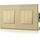 BSEED Doppelt Lichtschalter Glas 3-Fach 1-Wege-Glasscheibe Schalter 157 * 86mm Wandlichtschalter Gold