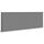BSEED Touch Lichtschalter Dreifach 1 Fach 2 Wege Glas Lichtschalter Grau Led Touch Schalter Touchscreen Funktioniert mit LED Lampe 228mm EU Standard