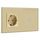BSEED Steckdose mit Lichtschalter,Glas Touch Lichtschalter Unterputz Schalter,Schuko Steckdose mit 1 Fach 2 Wege Wandschalter Gold(Nicht Smart Schalter)