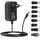 ZUOKENZU AC Adapter 12V 2A Netzteil AC220V zu DC12V 500mA 1000mA 1500mA 2000mA Leistungstreiber 5,5mm mit 8 DC Steckeradaptern Wechselrichter Ladegerät Transformator AC-DC Adapter (DC12V~2A)