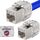 HB-DIGITAL 2x CAT 8 Keystone RJ45 Modul Buchse für starre LAN Kabel - GHMT Zertifiziert - 40 Gbit/s AWG 22-26 werkzeuglos LSA vollgeschirmt STP vergoldete Kontakte für Patchpanel und Netzwerkdose