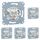Schneider Electric Merten Taster-Einsatz, Schließer, Unterputz, 1-polig, 10A, Artikelnummer MEG3150-0000, 1 Stück (Packung mit 5)
