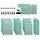 VooGenzek 20 Stück PCB Board Kits, 12 Stück Doppelseitige Leiterplatten Prototypkarten + 8 Stück Nylonsäule