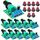 Gebildet 10pcs PWM Niederspannungs-Motordrehzahlregler DC 1.8V/3V/5V/6V/12V 2A 1803BK 1803B Einstellbarer Treiberschalter mit Drehzahlregler
