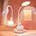 FemKey LED Schreibtischlampe für Kinder, Augenschutz Leselampe, Wiederaufladbare USB Energiespar Nachttischlampe, Dimmbar Touchsensor Tischlampe, Cartoon-Stil Kieselgel Rosa Hase
