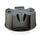Grace nnvg Standfuß für Regentonne in Schwarz, UV-beständiges Polypropylen, Rund, 46,5 cm Durchmesser, 22 cm Höhe, für 210L, 270L, 300L, 310L, 360L Regentonnen
