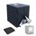LINSOCLE 2Stück IBC Tank Abdeckung, 420D IBC Container Abdeckung, 1000L Abdeckung Wassertank, Anti-UV IBC Schutzhülle, Regenwassertank Container Cover, 120 x100 x116 cm