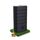 Ondis24 Regenwasser Wandtank Regenfass Eco 650 Liter Graphit anthrazit inkl. Wasserhahn
