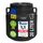 plasteo® 20 Liter Weithalsfass mit Deckel und Griffen Eckig Schwarz, Lebensmittelecht und BPA-Frei, Futtertonne Kunststofffass Universalfass Deckelfass Wasserfass Regentonne Lagerfass