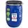 plasteo® 60 Liter Weithalsfass mit Deckel und Spannring, Lebensmittelecht BPA-Frei, Futtertonne Kunststofffass Universalfass Deckelfass Wasserfass Lagerfass Sauerkrautfass, Stabile Griffmulden, Blau