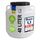 plasteo® 40 Liter Weithalsfass mit Deckel und Griffen Eckig Natur, Lebensmittelecht und BPA-Frei, Futtertonne Kunststofffass Universalfass Deckelfass Wasserfass Regentonne Lagerfass