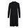 Vila Damen Viril Crew Neck L/S Midi Dress - Noos Kleid, Schwarz, L EU