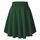 Damen Elegante Elastische Taille Ausgestellte A-Linie Midi Rock Basic Uniform Plissee Skater Röcke(M, Dunkelgrün)