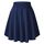 Damen Elegante Elastische Taille Ausgestellte A-Linie Midi Rock Basic Uniform Plissee Skater Röcke(M, Navy Blau)