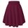 Damen Elegante Elastische Taille Ausgestellte A-Linie Midi Rock Basic Uniform Plissee Skater Röcke(XL, Weinrot)