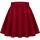 Zeagoo Damen Mädchen Hosenrock Hohe Taille Minirock Schule Tennis Rock High Waist Rock Kurz Tellerrock Weinrot L