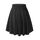 DRESSTELLS Rock Damen Knielang Kurz Skater Rock A-Linie Hohe Taille Minirock Silvesteroutfit Anime Faltenrock Karneval Tennis Rock Black-Midi M