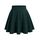 DRESSTELLS Rock Damen Kurz Skater Rock A-Linie Hohe Taille Dunkelgrün Minirock Silvesteroutfit Anime Faltenrock Karneval Tennis Rock Dark Green L
