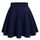 DRESSTELLS Rock Damen A-Linie Hohe Taille Midirock Silvesteroutfit Anime Faltenrock Karneval Tennis Rock Navy-Midi S