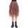 Tüllrock Damen Lang 80CM Elastische Tüll Rock Unregelmäßiges Netz Täglich, Abschlussball, Party(Taillenumfang: 60-78cm, Braun)