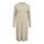 Vila Damen Viril Crew Neck L/S Midi Dress - Noos Kleid, Natural Melange, M EU