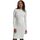 Urban Classics Damen Kleid Ladies Rib Dress, figurbetontes, hochgeschlossenes Rippenkleid, Langarm Kleid, Größen XS - XL
