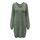 JdY Damen Jdyelanora L/S V-neck Dress Knt Noos Strickkleid, Kalamata /Detail:melange, S EU