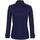 J.VER Blusen Regular Fit Klassische Bügelleicht Hemdbluse Langarm Damen Lässig Stretch für Hochzeitsgäste Service und College,Navy Blau,XS