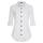 DJT Damen Weiches Gestrick Karierte Bluse Langarm Oberteile Roll Up Ärmel Hemdbluse Shirts Button Down Blusen Top Solides-Weiß XXL